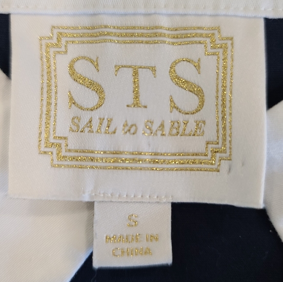 STS Sail to Sable Sleeveless Colorblock Shift Dress ELIZA J Size Small - Picture 4 of 11